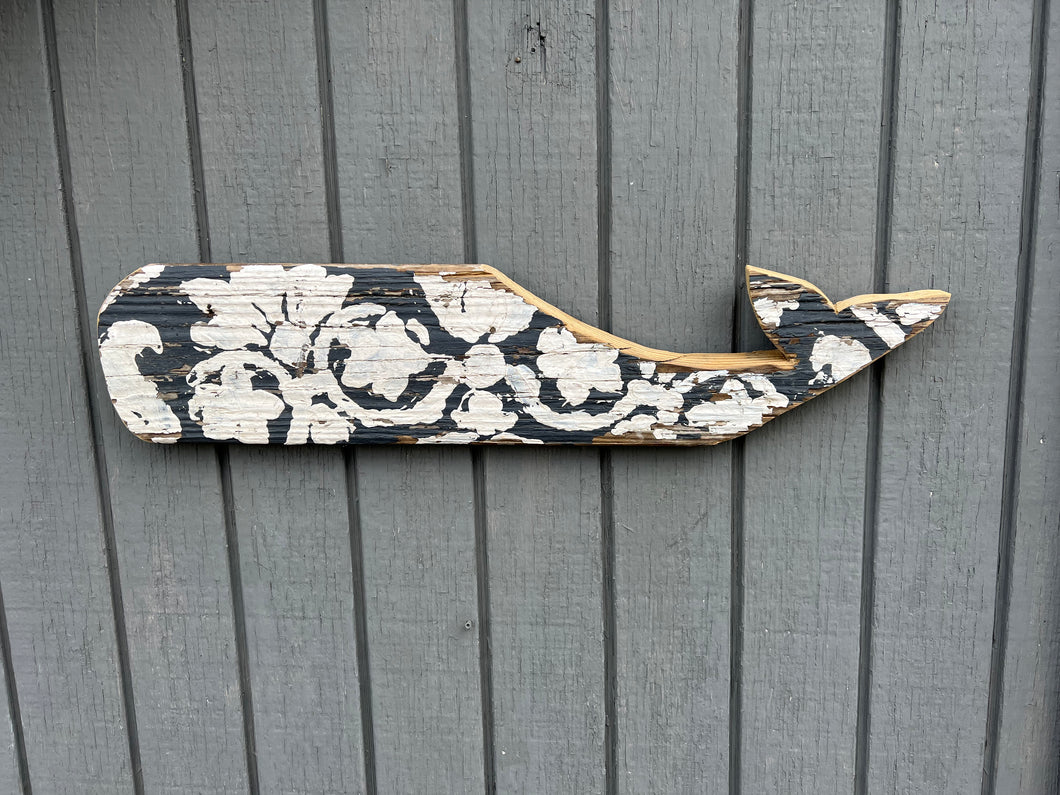 Mandala Driftwood Whale